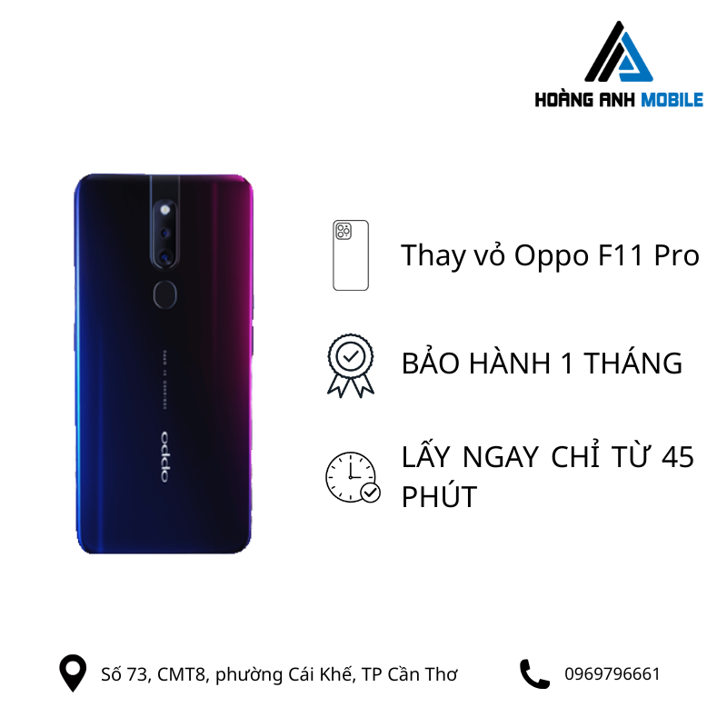 Thay vỏ OPPO F11 Pro