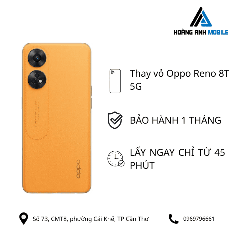Thay vỏ Oppo Reno 8T 5G