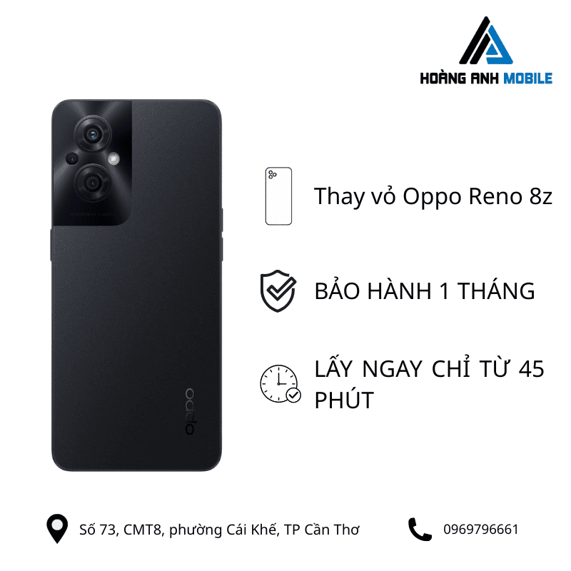 Thay vỏ Oppo Reno 8z