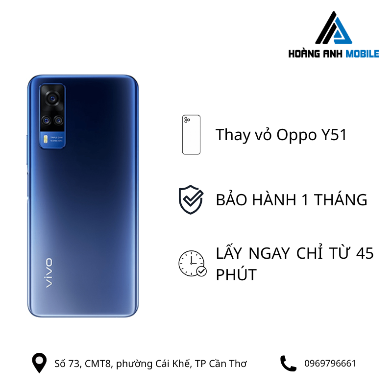 Thay vỏ Oppo Y51