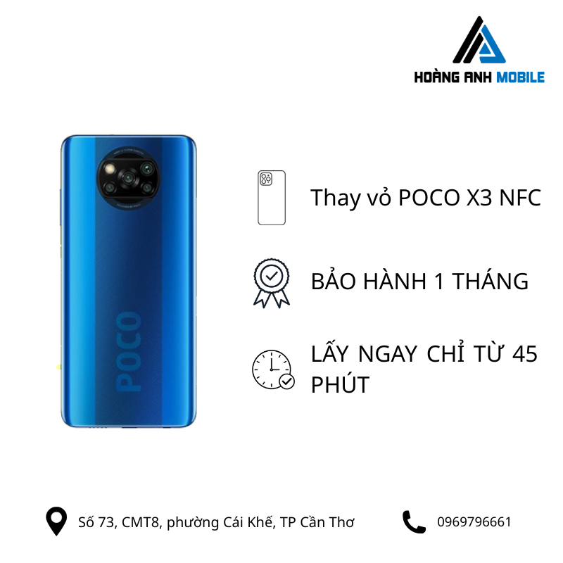 Thay vỏ Poco X3 NFC