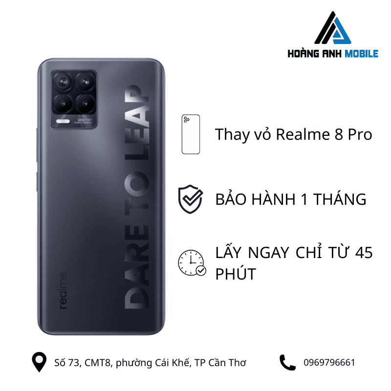 Thay vỏ Realme 8 Pro