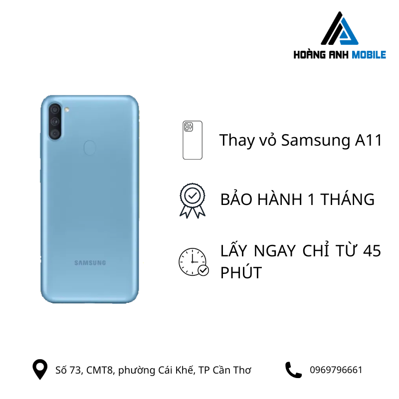 Thay vỏ Samsung A11