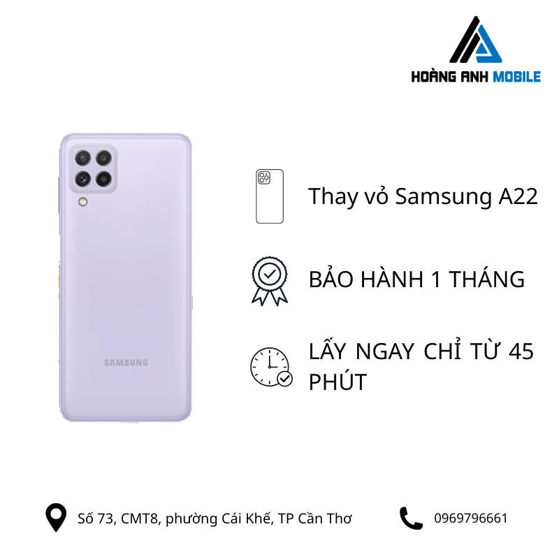 Thay vỏ Samsung A22