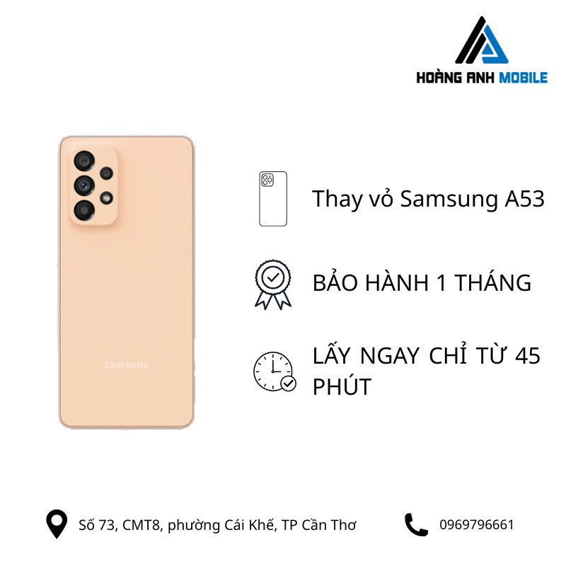 Thay vỏ Samsung A53
