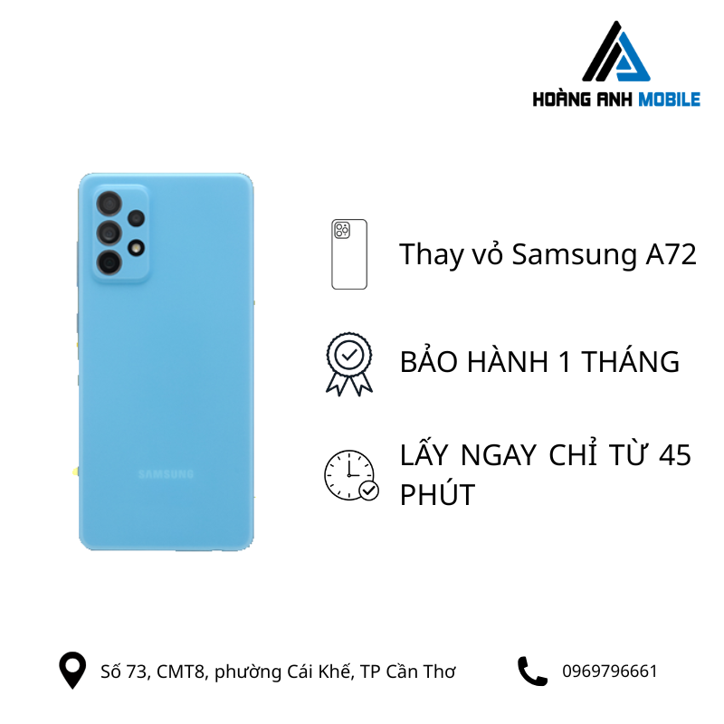 Thay vỏ Samsung A72