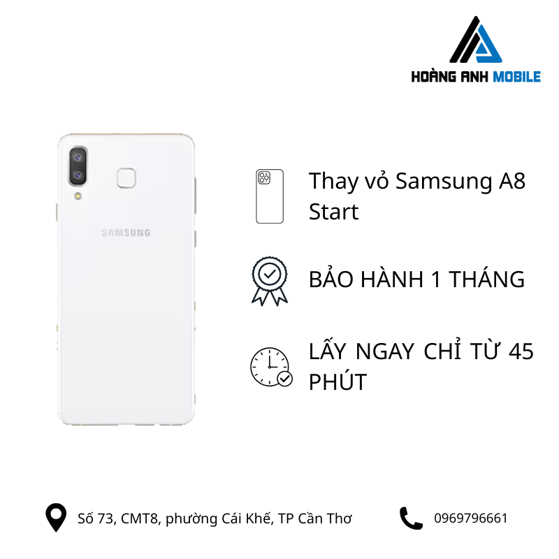 Thay vỏ Samsung A8 Star
