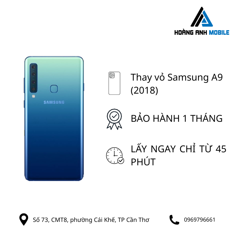 Thay vỏ Samsung A9 (2018)