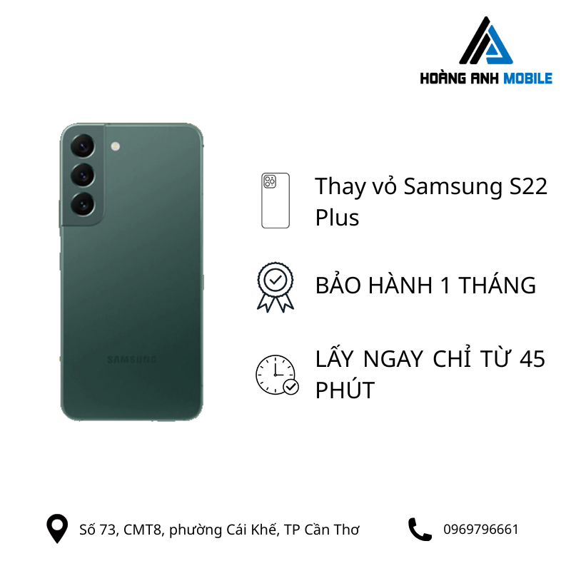Thay vỏ Samsung S22 Plus