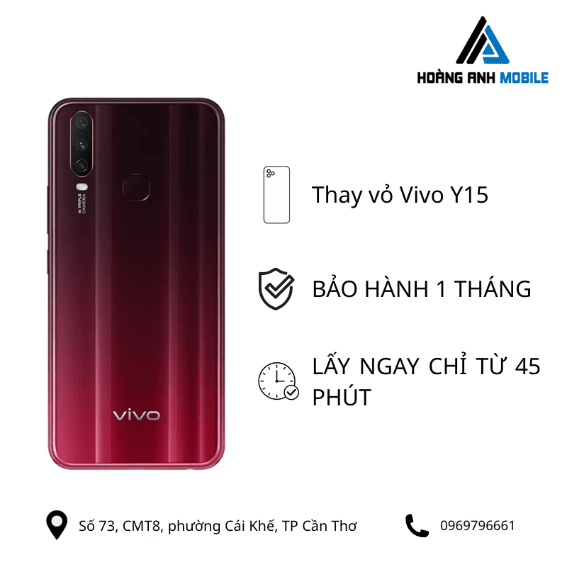 Thay vỏ Vivo Y15