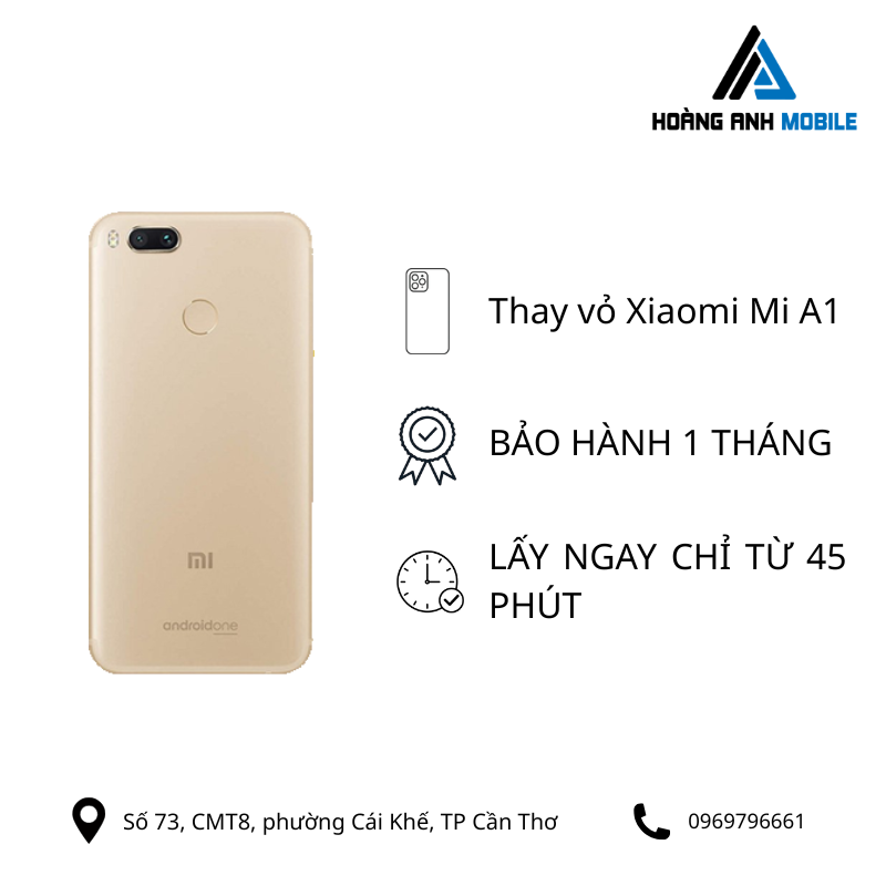Thay vỏ Xiaomi Mi A1
