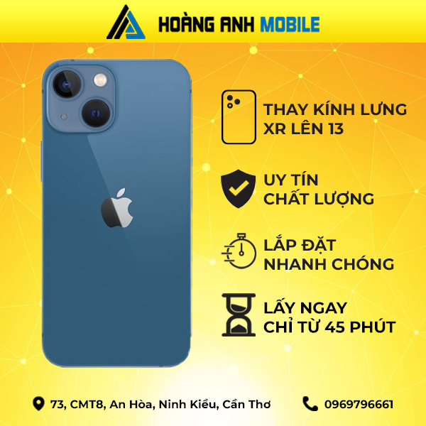 Thay kính lưng XR lên 13/14/15/16