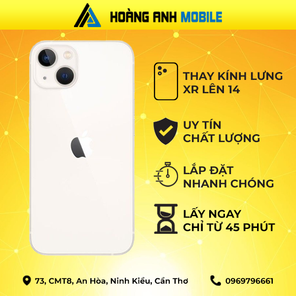 Thay kính lưng XR lên 13/14/15/16