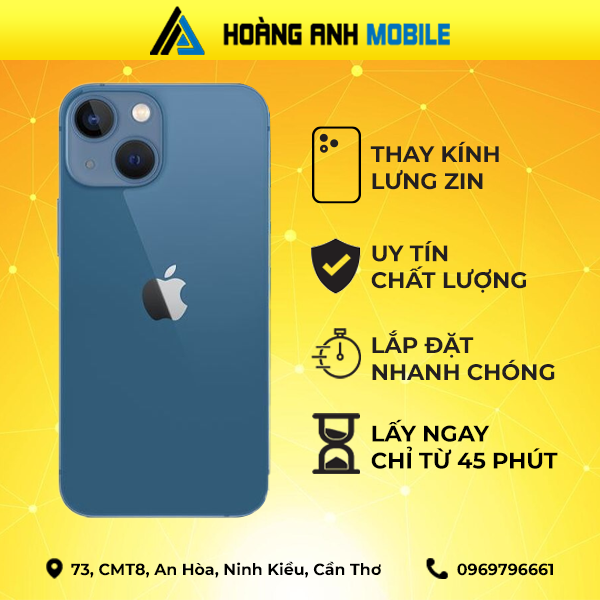 Thay kính lưng iPhone 13