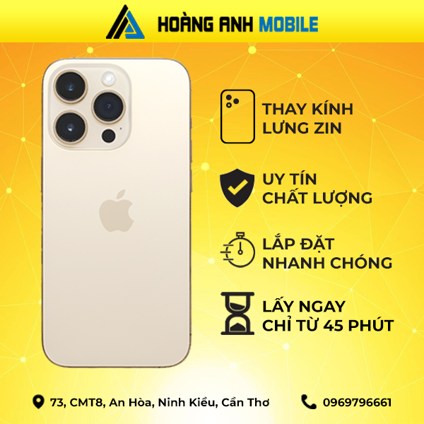 Thay kính lưng iPhone 14 Pro