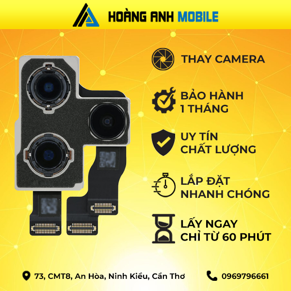 Thay camera trước/Thay FaceID/Thay Camera sau/Cáp loa trong/Loa ngoài/Thay sạc/Dây nguồn iPhone 11 Pro Max