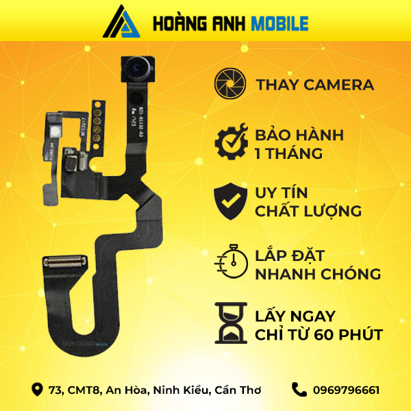Thay Home/Camera trước/Camera sau/Cáp loa trong/Sạc/Dây nguồn iPhone 8