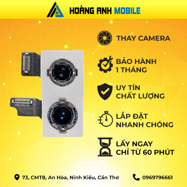 Thay camera trước/Camera sau/Cáp FaceID/Loa ngoài/Thay sạc/Thay dây nguồn iphone Xs