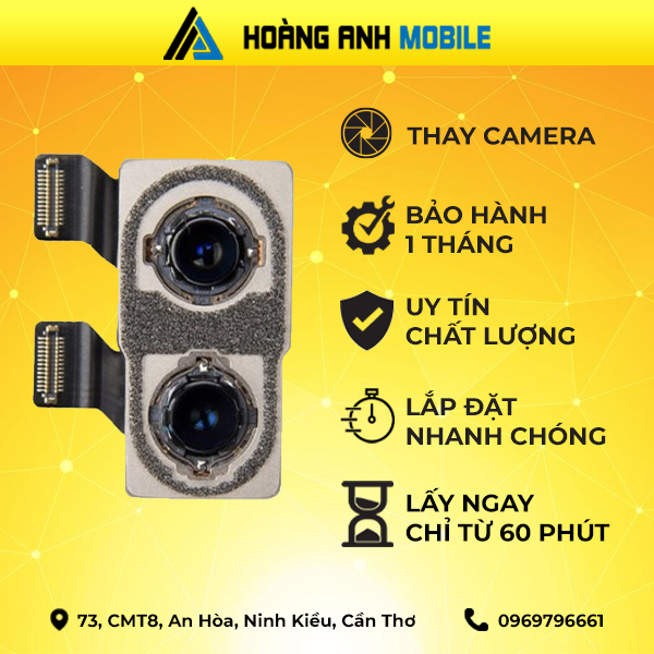 Thay camera trước/Camera sau/Cáp FaceID/Cáp loa trong/Loa ngoài/Sạc/Dây nguồn/Cụm mic iPhone X