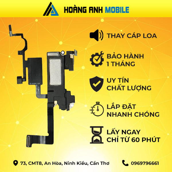 Thay cáp FaceID/Camera Sau/Cáp loa trong/Loa ngoài/Thay sạc/Thay dây nguồn iPhone 12