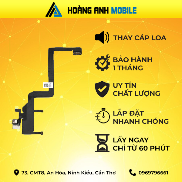 Thay Home/Camera trước/Camera sau/Cáp loa trong/Sạc/Dây nguồn iPhone 8