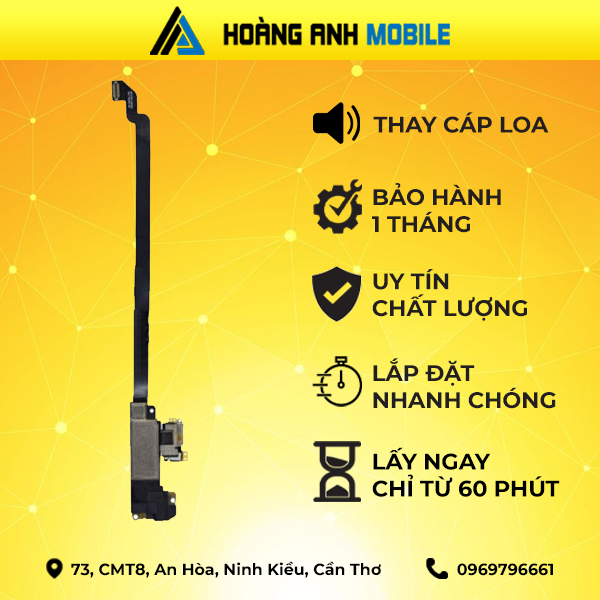 Thay Camera trước/Camera sau/Cap FaceID/Cap loa trong/Loa ngoài/Sạc/Dây nguồn iPhone Xr