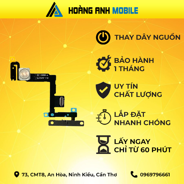 Thay camera trước/Thay FaceID/Thay Camera sau/Cáp loa trong/Loa ngoài/Thay sạc/Dây nguồn iPhone 11 Pro Max