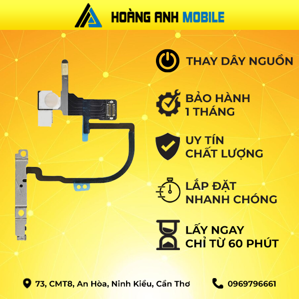 Thay camera trước/Camera sau/Cáp FaceID/Loa ngoài/Thay sạc/Thay dây nguồn iphone Xs