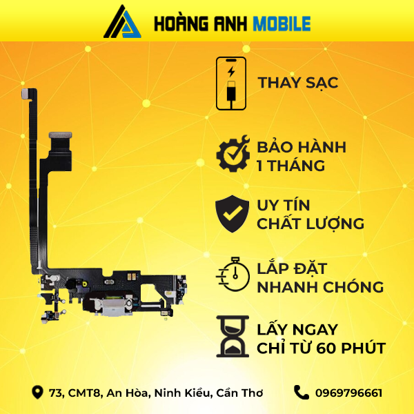 Thay camera trước/Cáp Face ID/Thay Camera sau/Cáp loa trong/Loa trong/Loa ngoài/Thay sạc/Thay dây nguồn iPhone 12 Pro Max