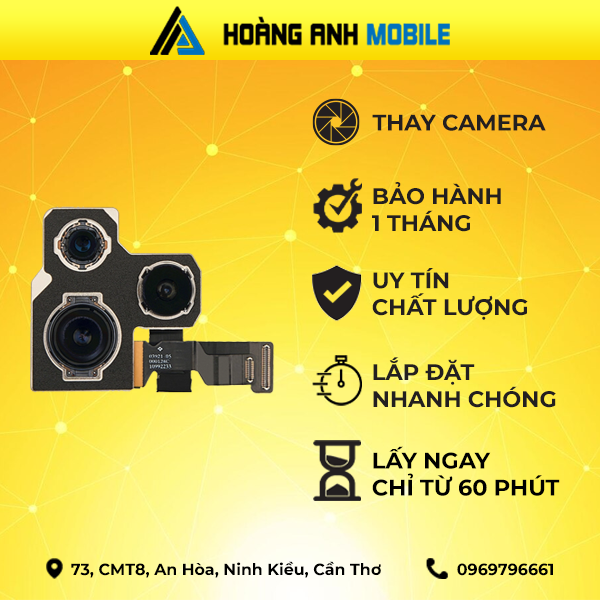 Thay Camera trước/Camera sau/Cáp loa trong/Loa trong/Thay sạc iPhone 14 Pro Max