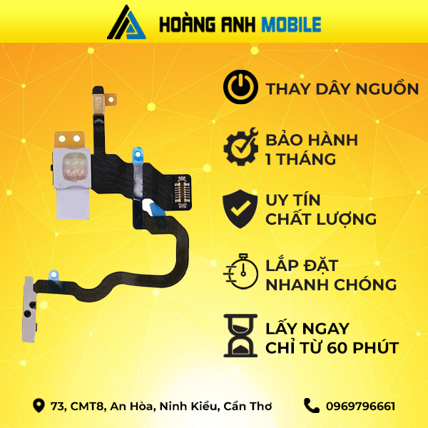 Thay cáp FaceID/Camera Sau/Cáp loa trong/Loa ngoài/Thay sạc/Thay dây nguồn iPhone 12