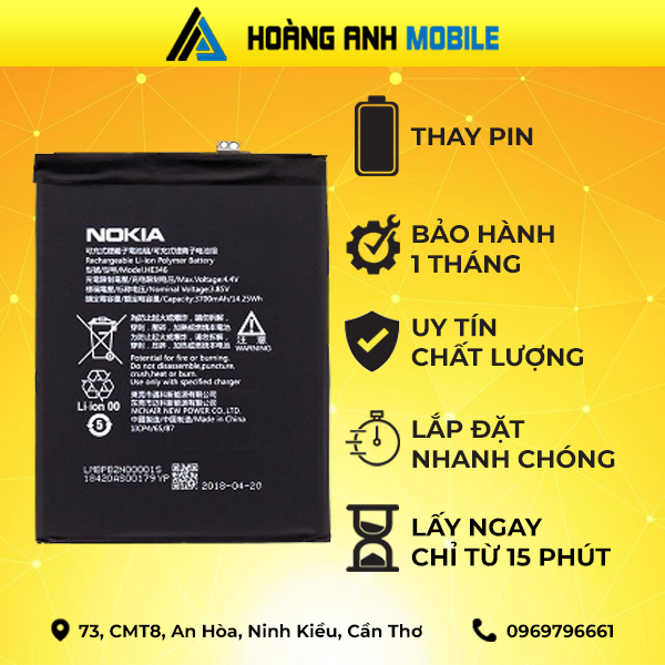 Thay Pin Nokia 7 Plus