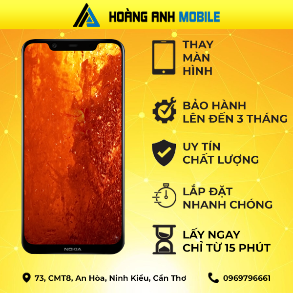 Thay màn hình Nokia 8.1