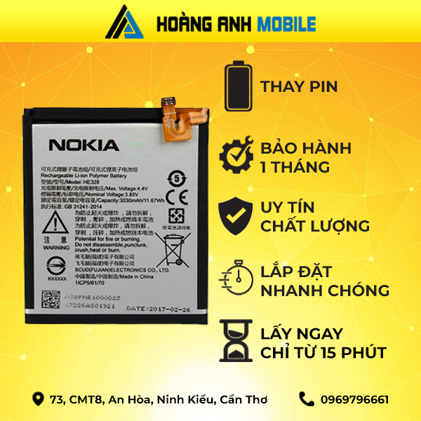 Thay Pin Nokia 8