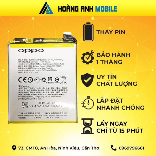 Thay Pin Oppo A12