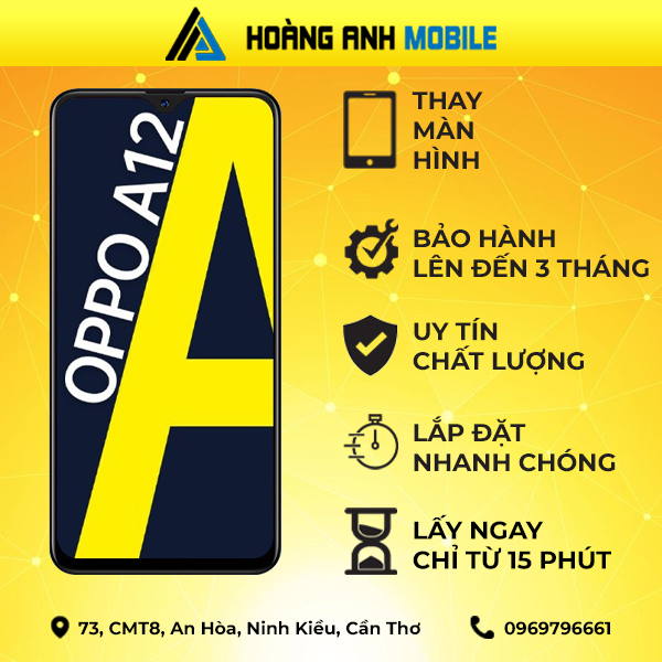 Thay màn hình Oppo A12
