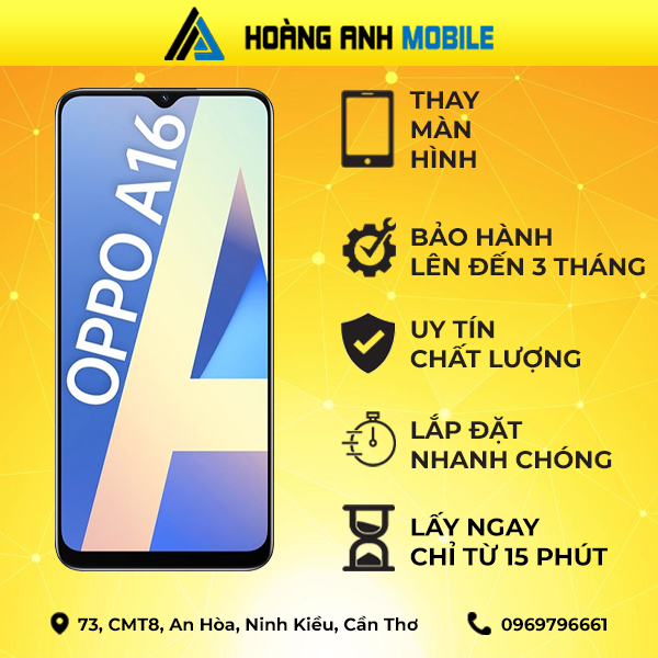Thay màn hình Oppo A16