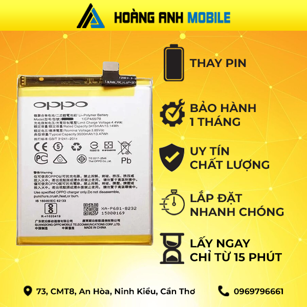 Thay Pin Oppo A1K