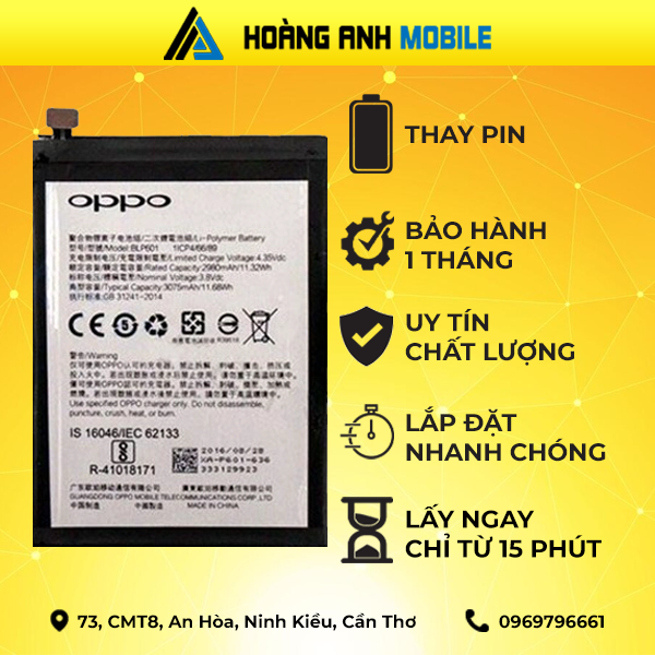 Thay Pin Oppo F1