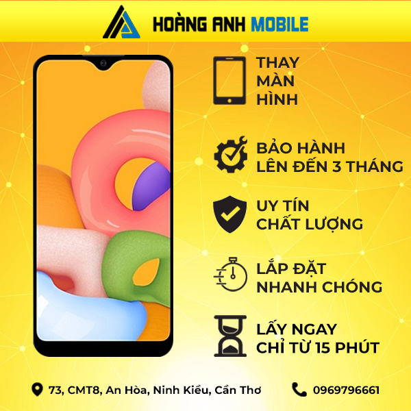 Thay màn hình Samsung Galaxy A01