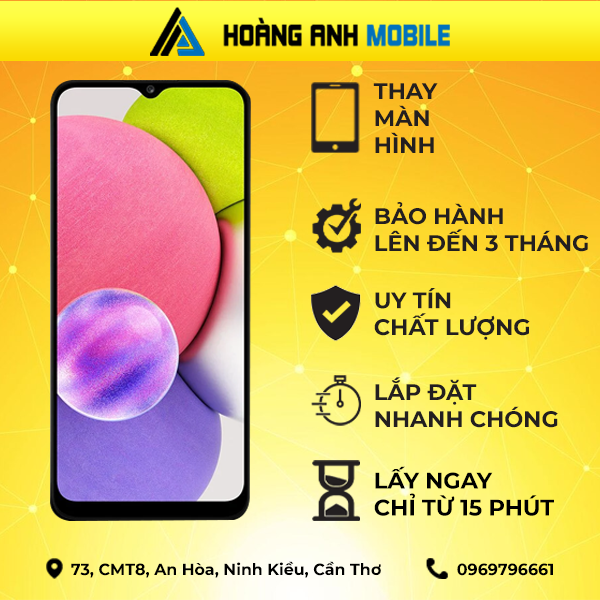 Thay màn hình Samsung galaxy A03