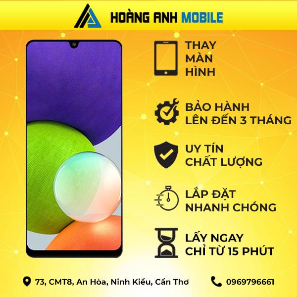Thay màn hình Samsung Galaxy A22