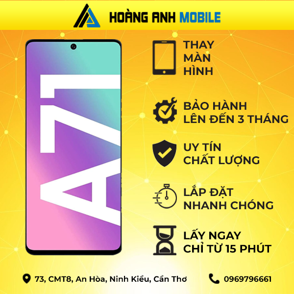 Thay màn hình Samsung Galaxy A71