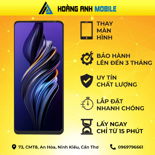 Thay màn hình Tecno Pova 3