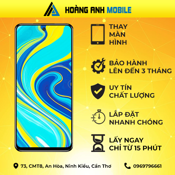 Thay màn hình Redmi Note 9 Pro