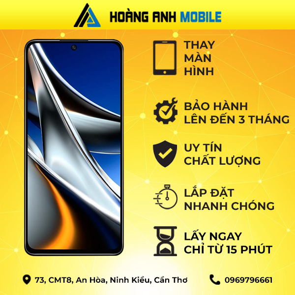 Thay màn hình Poco X4 Pro