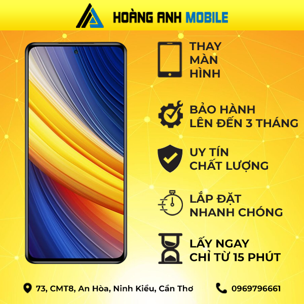 Thay màn hình Poco X3 Pro