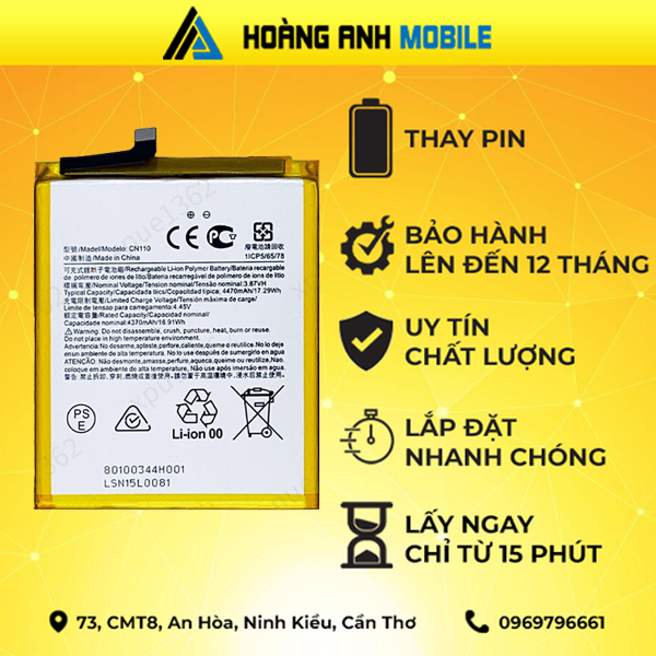 Thay pin Nokia X10 5G