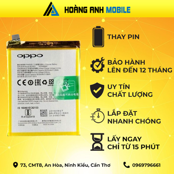 Thay pin Oppo Reno 7Z 5G