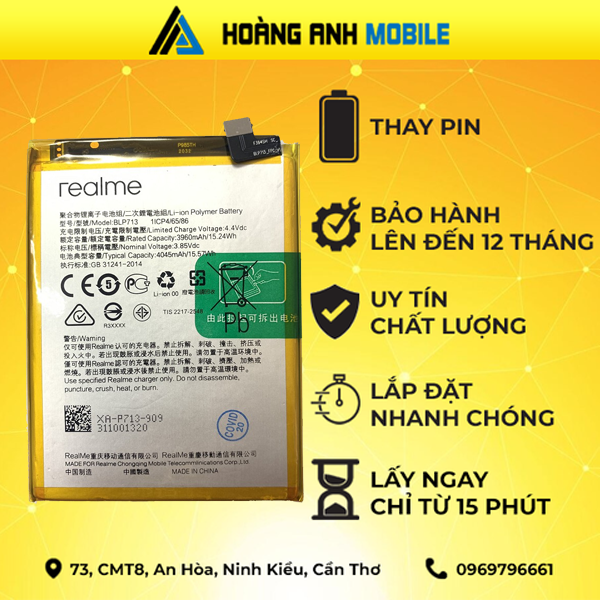 Thay pin Realme 3 Pro